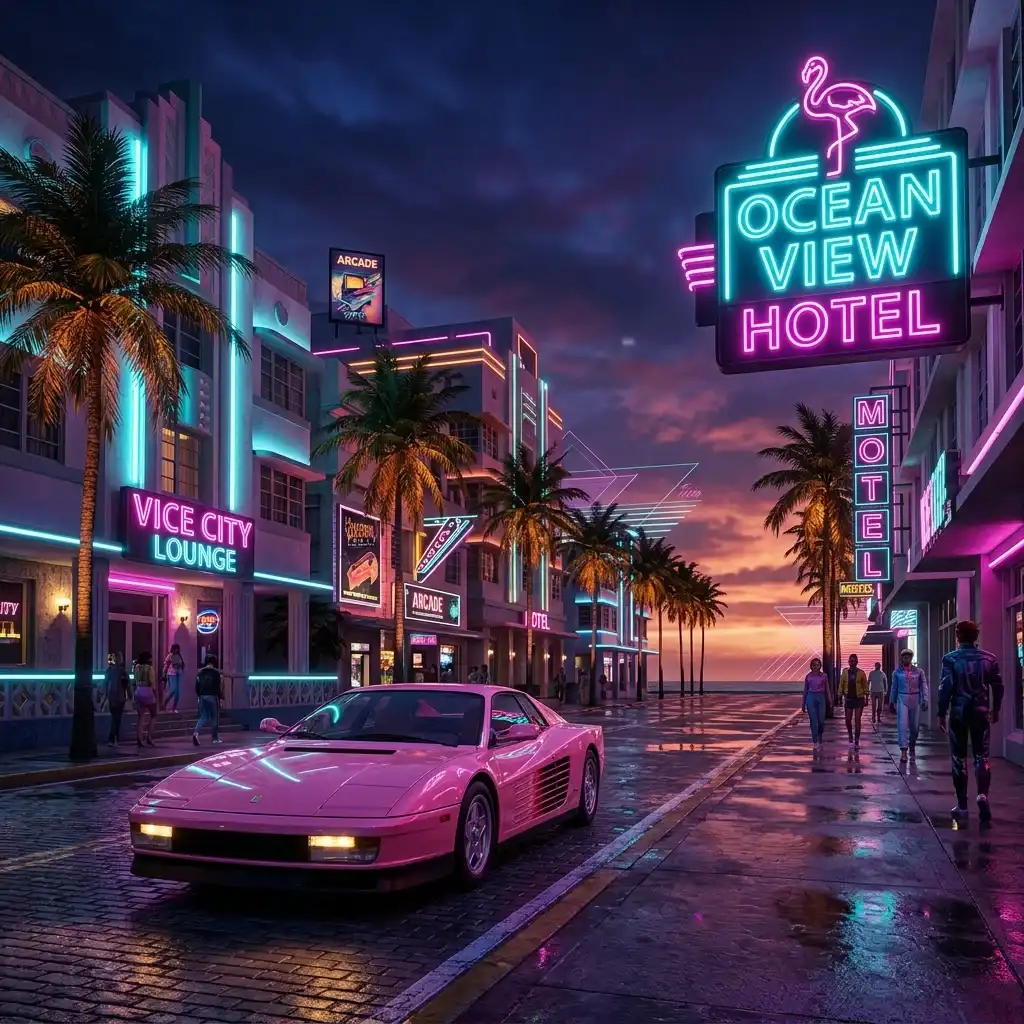 Vice City Skyline